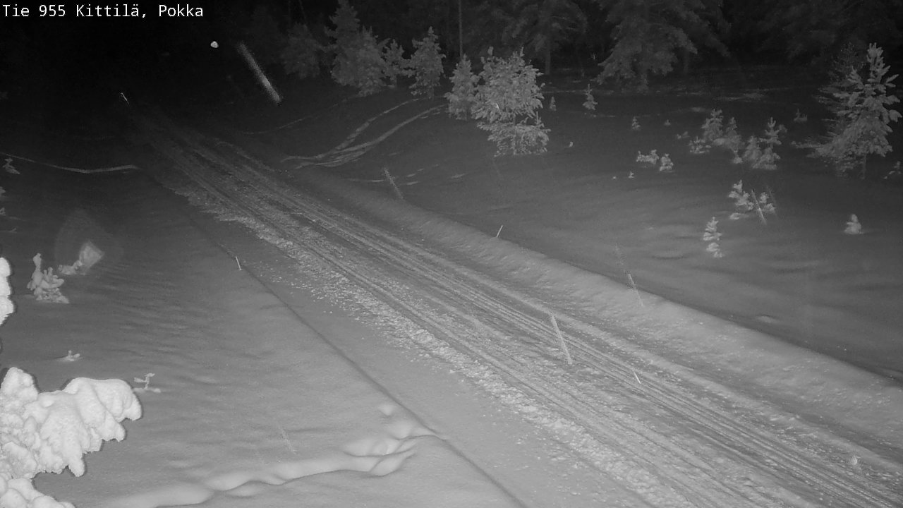 Weather Camera Image Road 955 Kittilä, Pokka, Kittilä, Lappi