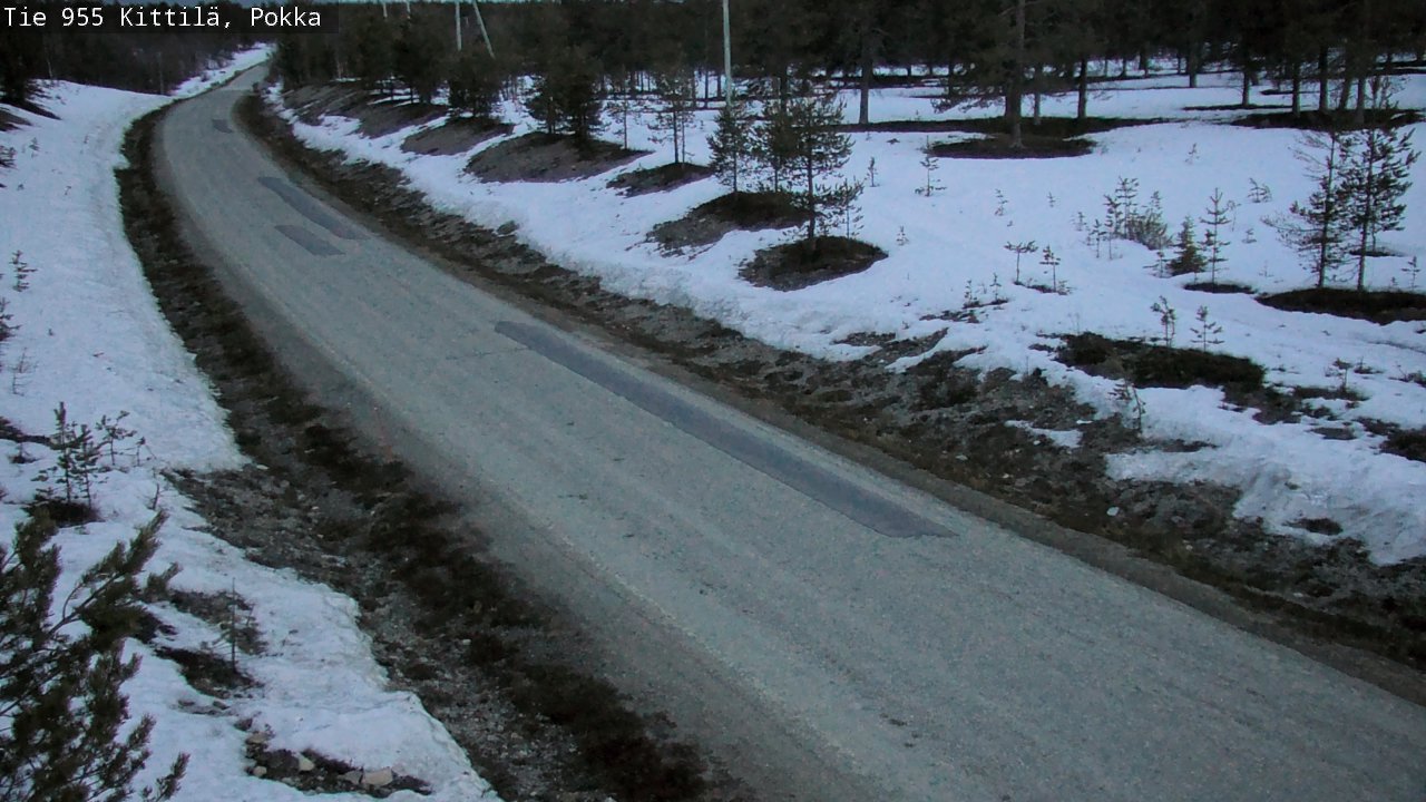 Weather Camera Image Road 955 Kittilä, Pokka, Kittilä, Lappi