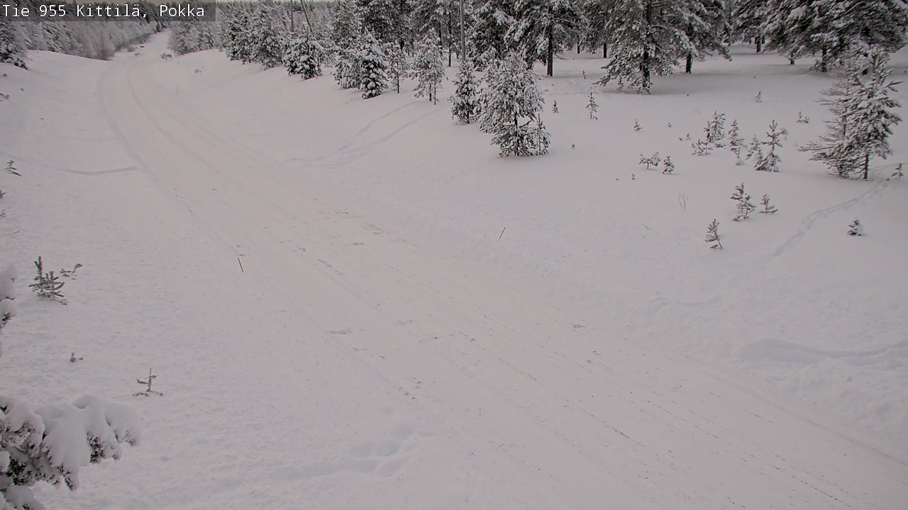 Weather Camera Image Road 955 Kittilä, Pokka, Kittilä, Lappi