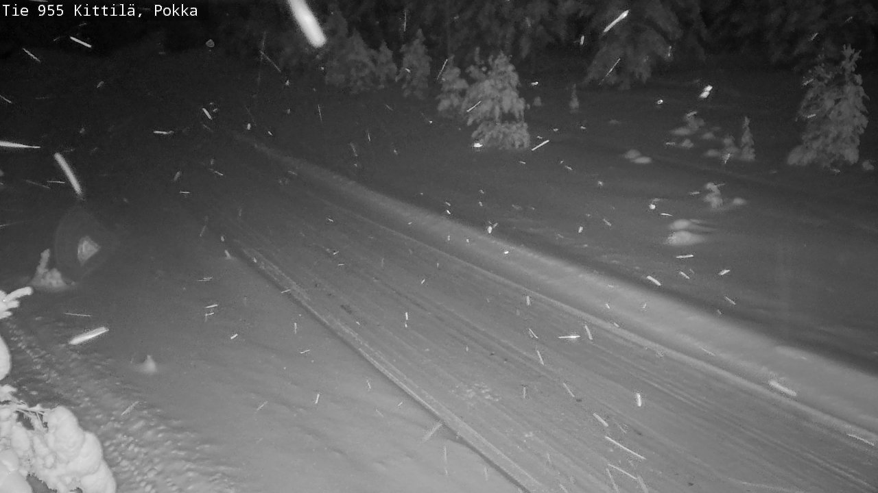 Weather Camera Image Väg 955 Kittilä, Pokka, Kittilä, Lappi