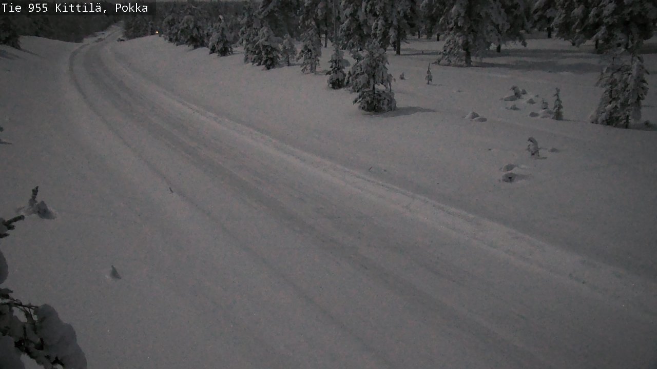 Weather Camera Image Road 955 Kittilä, Pokka, Kittilä, Lappi