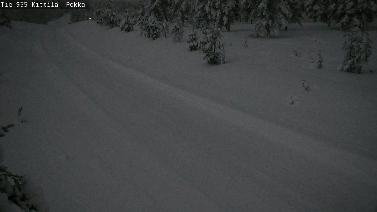 Weather Camera Image Road 955 Kittilä, Pokka, Kittilä, Lappi