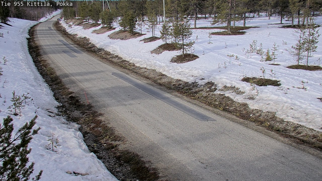 Weather Camera Image Väg 955 Kittilä, Pokka, Kittilä, Lappi