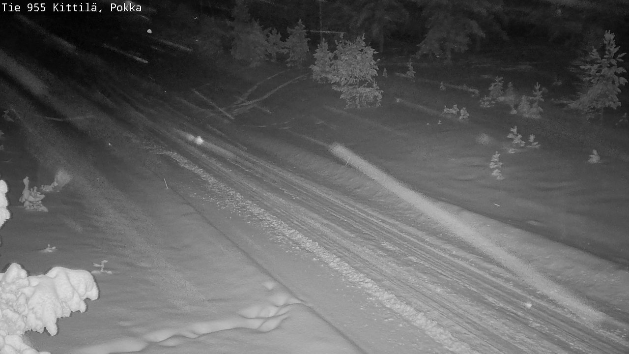 Weather Camera Image Road 955 Kittilä, Pokka, Kittilä, Lappi