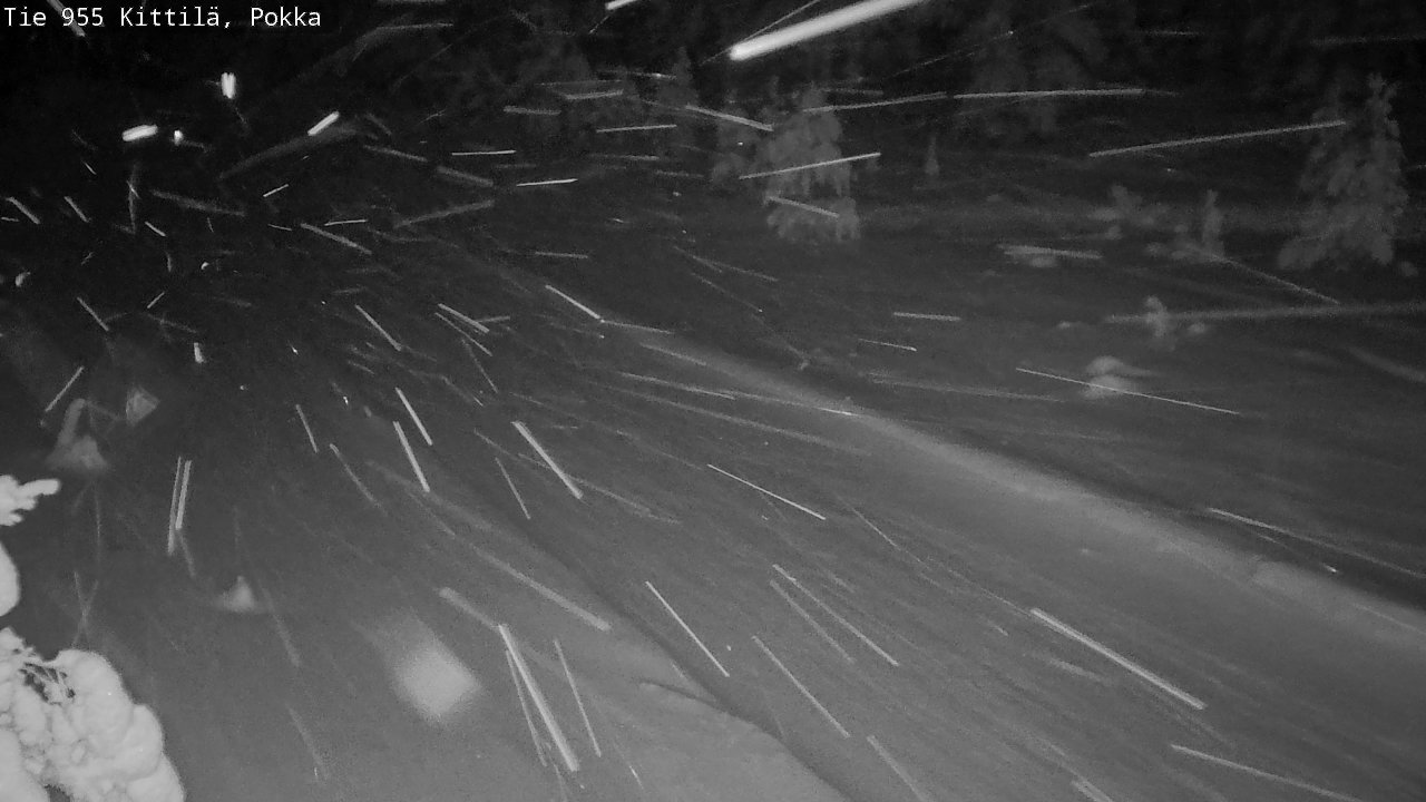 Weather Camera Image Road 955 Kittilä, Pokka, Kittilä, Lappi