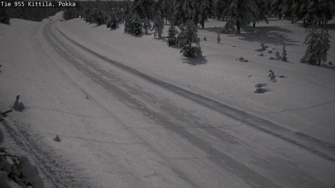 Weather Camera Image Road 955 Kittilä, Pokka, Kittilä, Lappi