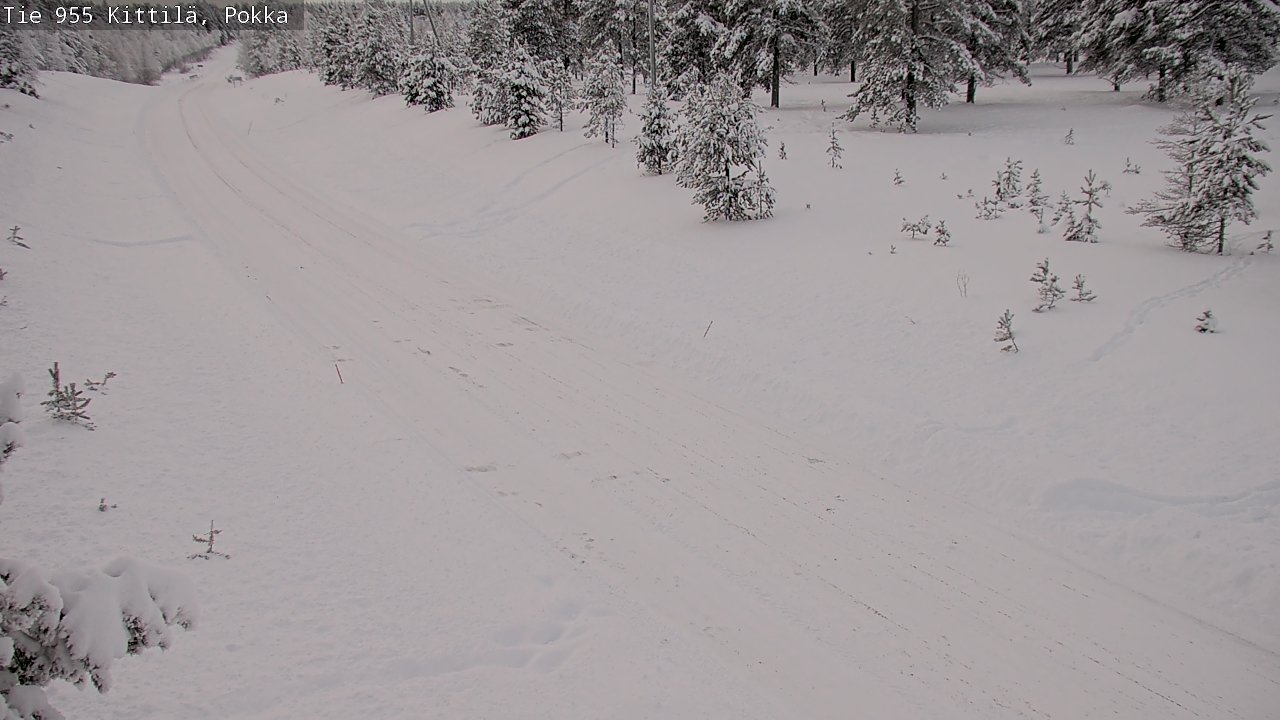 Weather Camera Image Road 955 Kittilä, Pokka, Kittilä, Lappi
