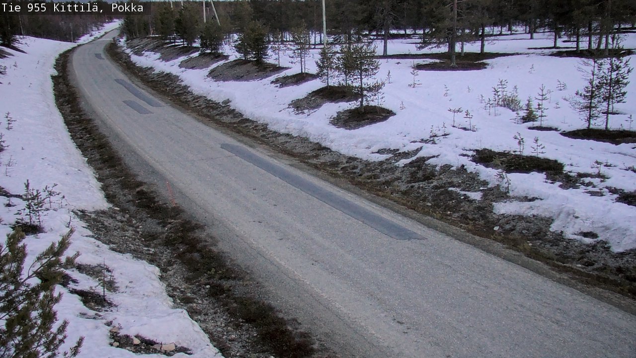 Weather Camera Image Road 955 Kittilä, Pokka, Kittilä, Lappi