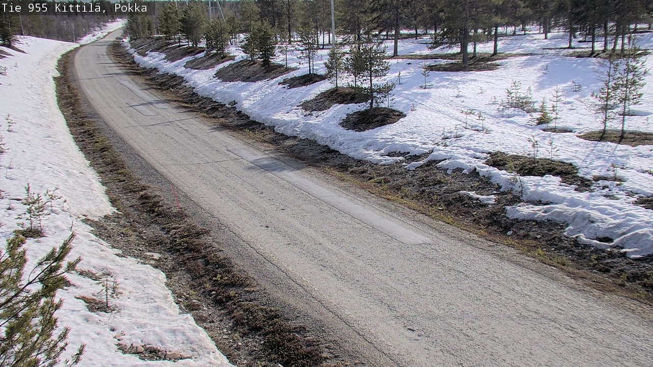 Weather Camera Image Väg 955 Kittilä, Pokka, Kittilä, Lappi