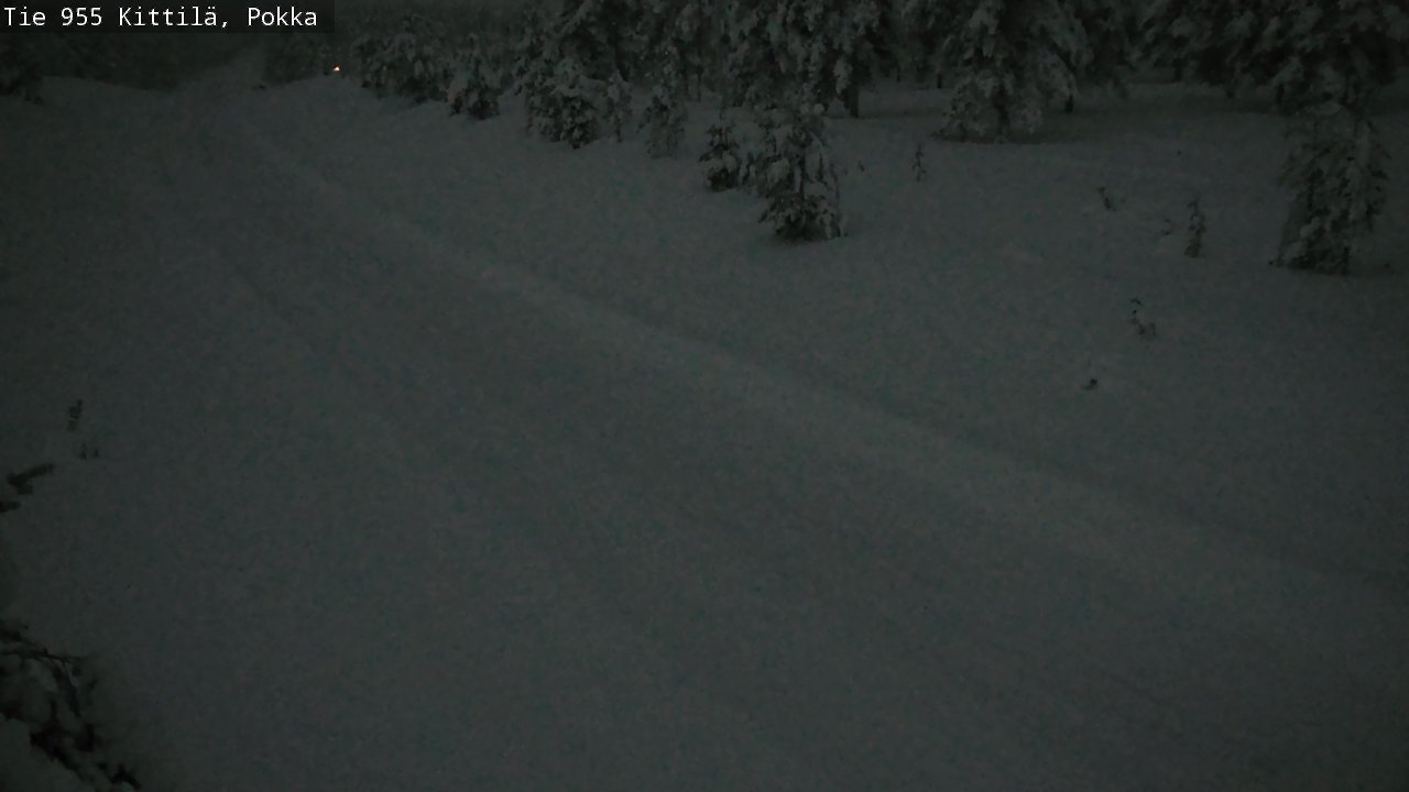 Weather Camera Image Road 955 Kittilä, Pokka, Kittilä, Lappi