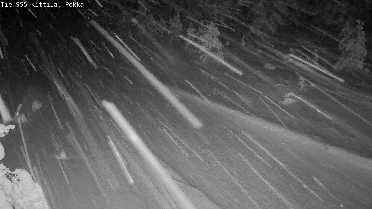 Weather Camera Image Road 955 Kittilä, Pokka, Kittilä, Lappi