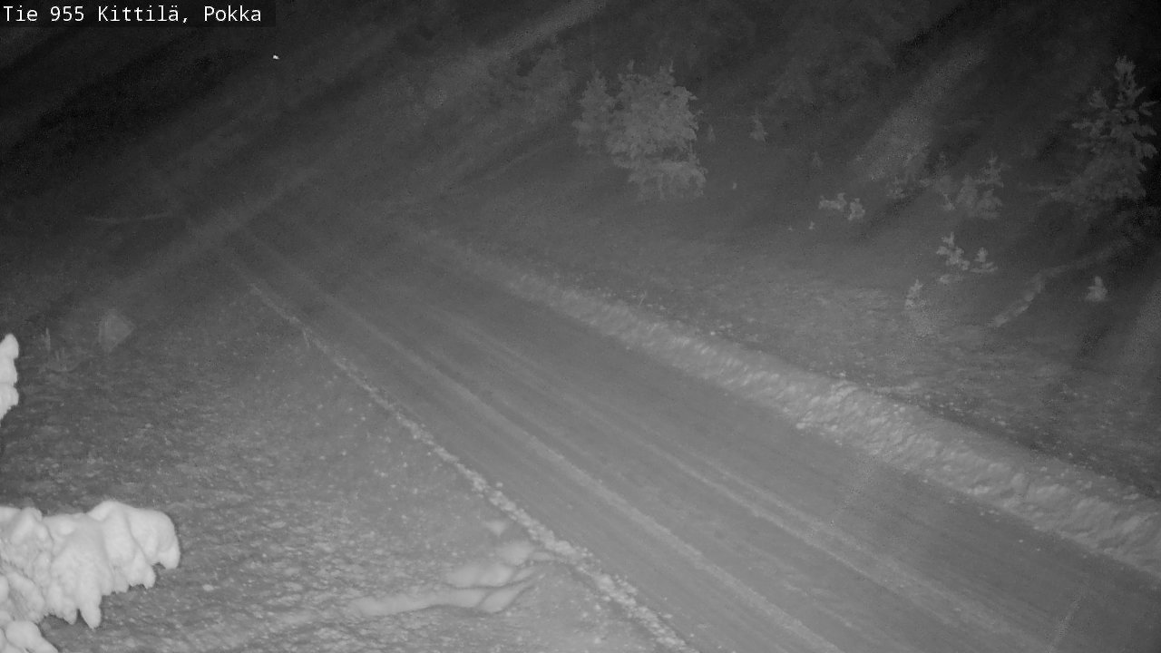 Weather Camera Image Road 955 Kittilä, Pokka, Kittilä, Lappi