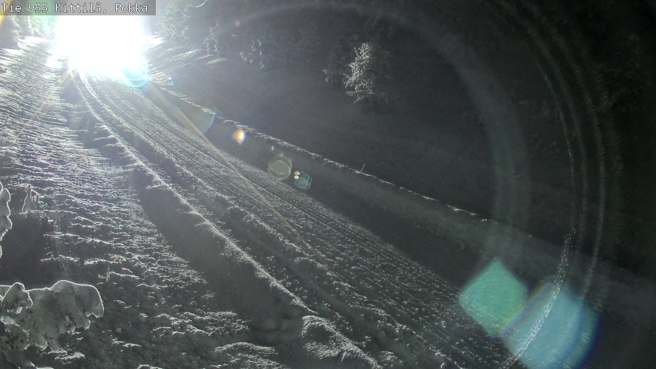 Weather Camera Image Road 955 Kittilä, Pokka, Kittilä, Lappi