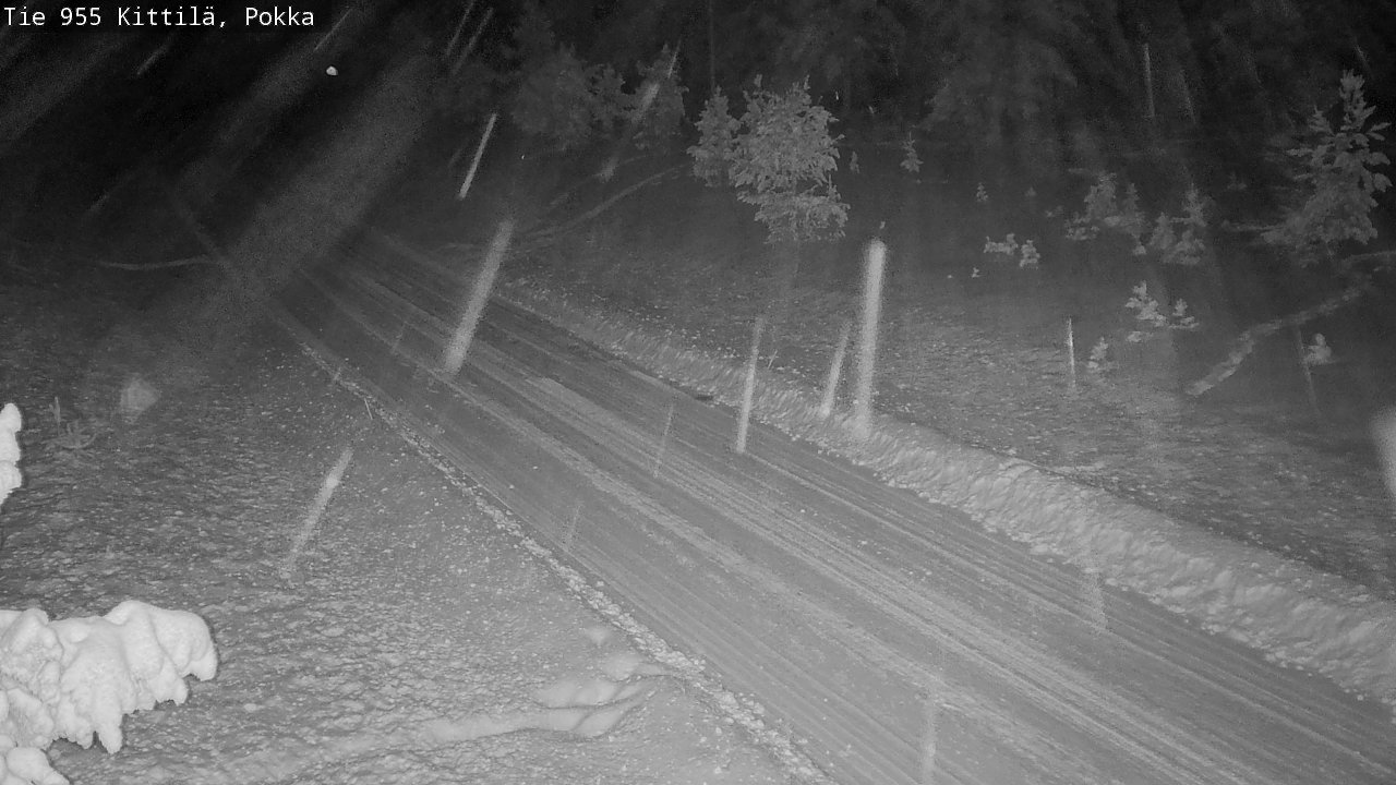 Weather Camera Image Road 955 Kittilä, Pokka, Kittilä, Lappi