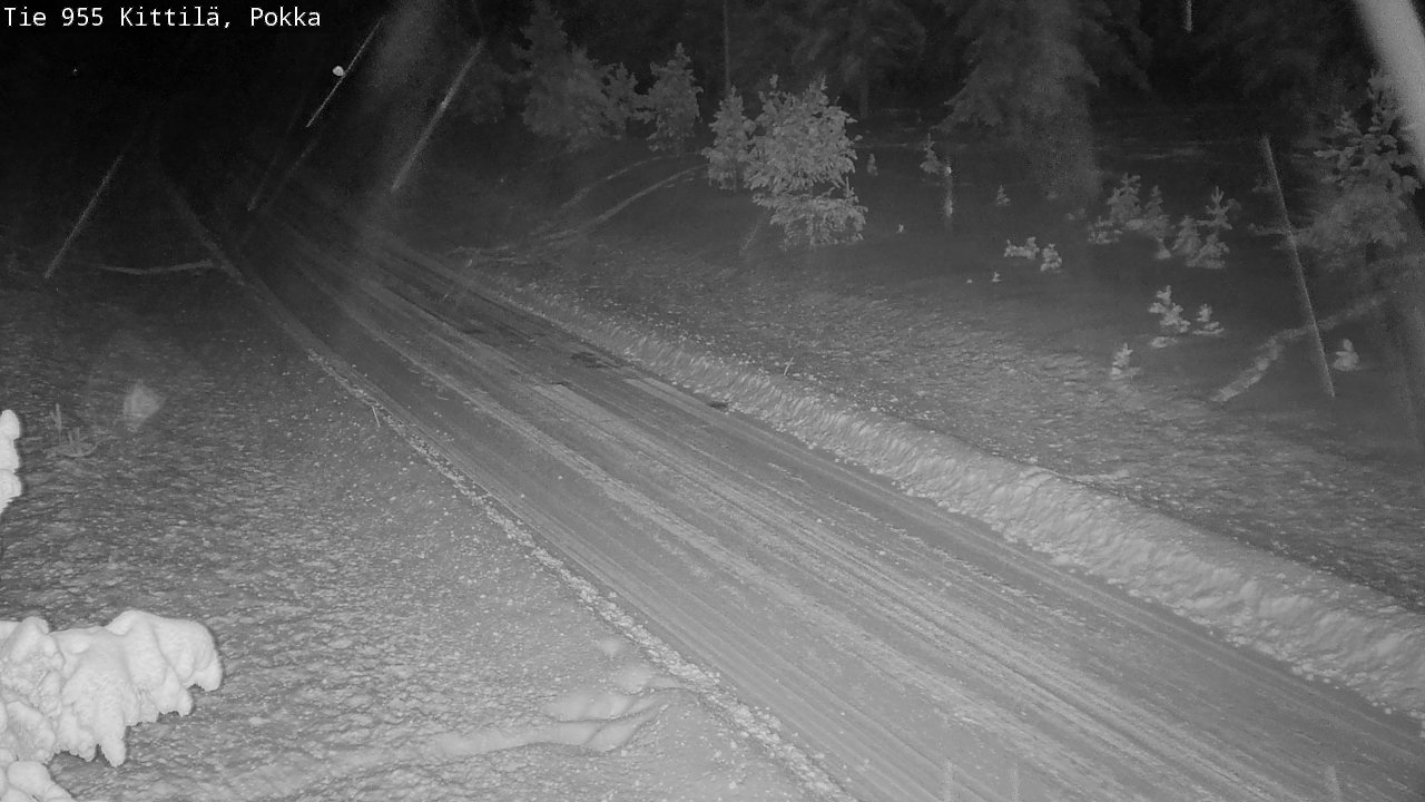 Weather Camera Image Road 955 Kittilä, Pokka, Kittilä, Lappi