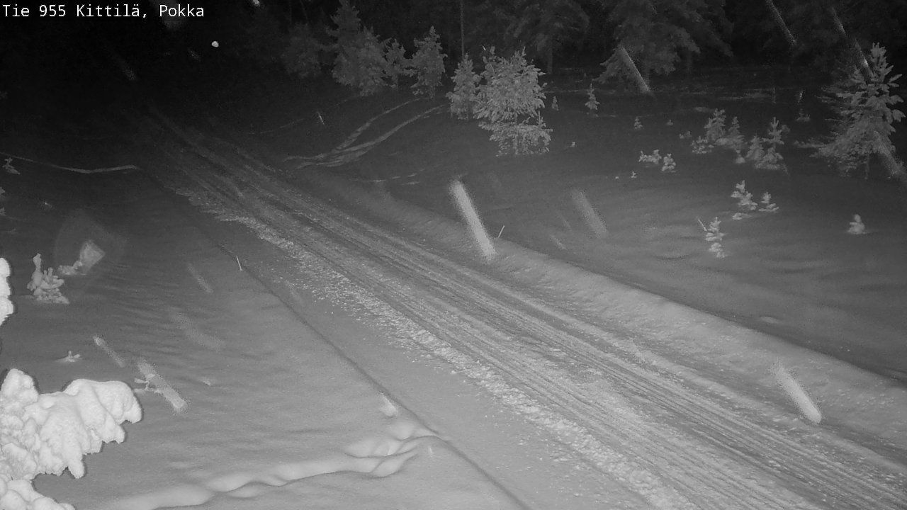 Weather Camera Image Road 955 Kittilä, Pokka, Kittilä, Lappi
