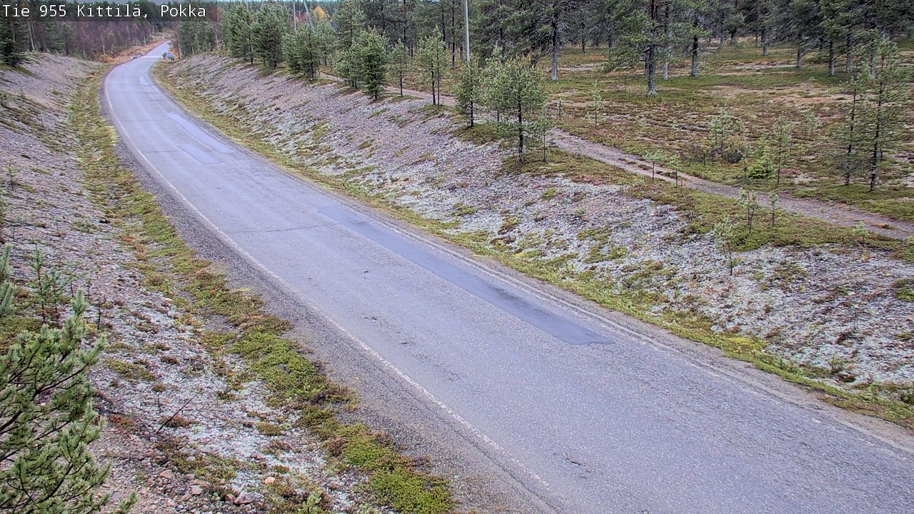 Weather Camera Image Väg 955 Kittilä, Pokka, Kittilä, Lappi