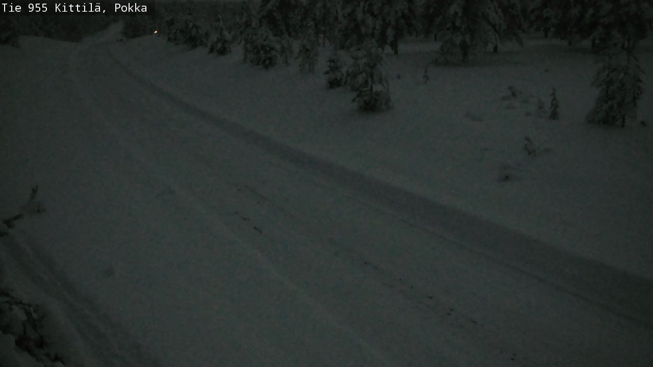 Weather Camera Image Väg 955 Kittilä, Pokka, Kittilä, Lappi