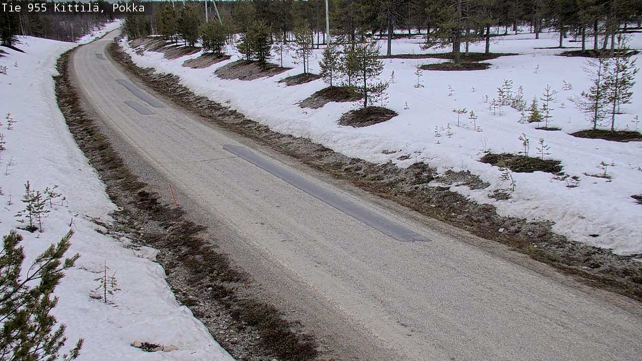 Weather Camera Image Väg 955 Kittilä, Pokka, Kittilä, Lappi
