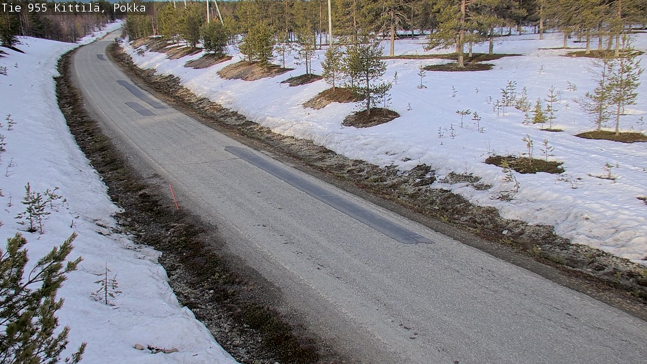 Weather Camera Image Väg 955 Kittilä, Pokka, Kittilä, Lappi