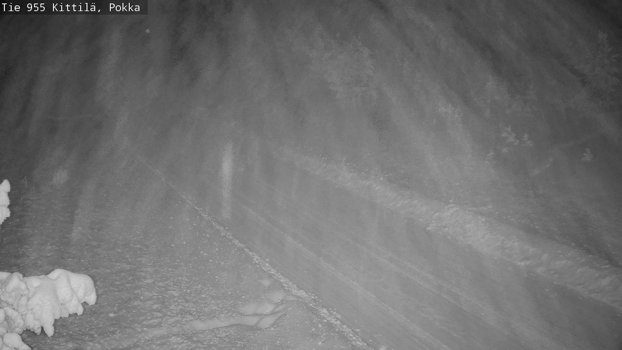 Weather Camera Image Road 955 Kittilä, Pokka, Kittilä, Lappi