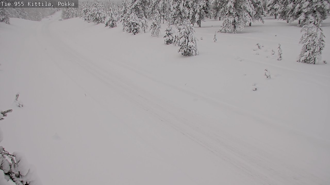 Weather Camera Image Road 955 Kittilä, Pokka, Kittilä, Lappi