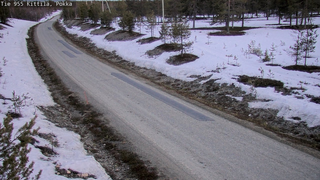 Weather Camera Image Road 955 Kittilä, Pokka, Kittilä, Lappi