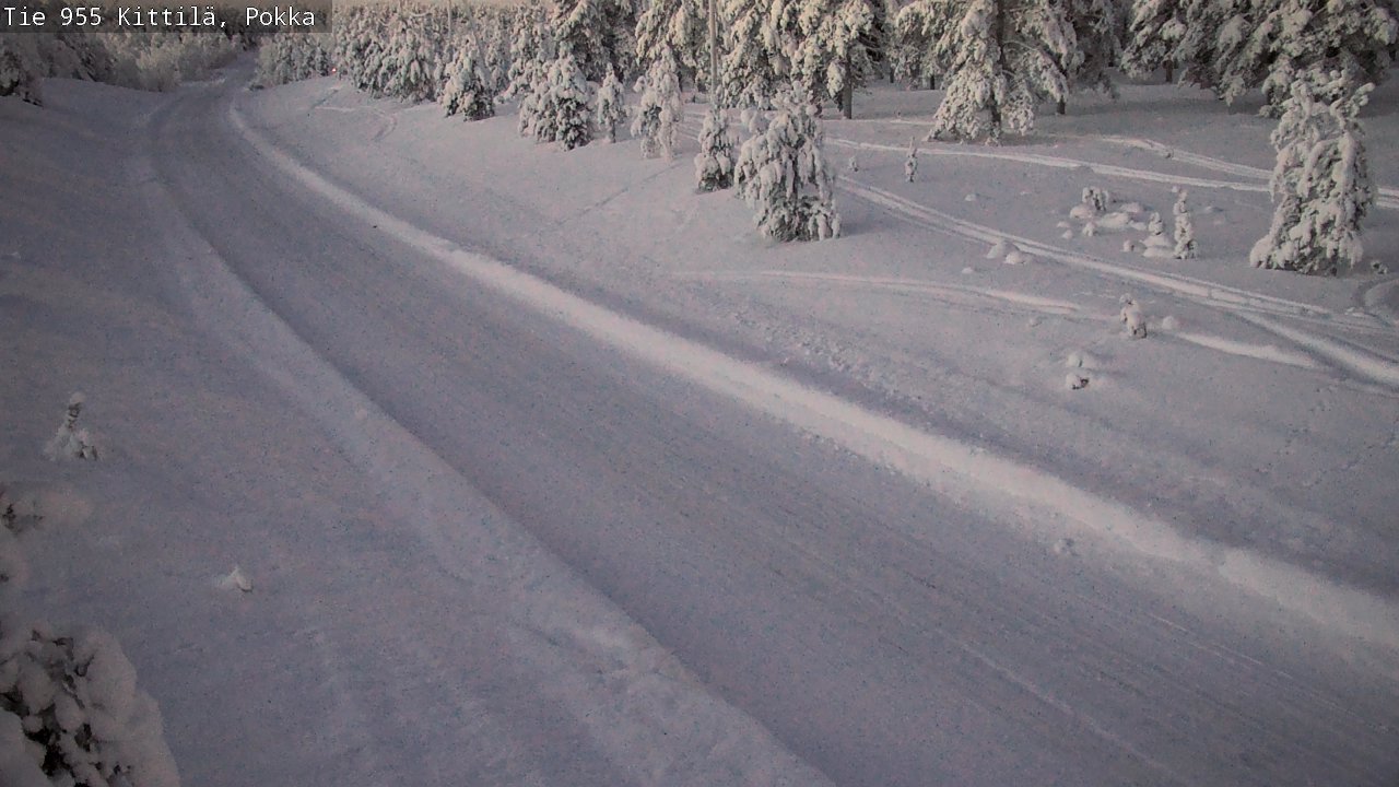 Kelikamerat Kuva Tie 955 Kittilä, Pokka, Kittilä, Lappi