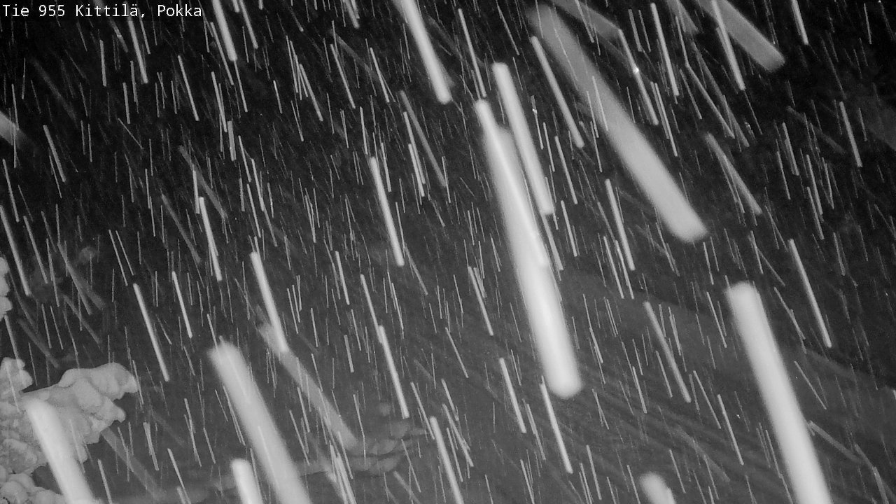 Weather Camera Image Road 955 Kittilä, Pokka, Kittilä, Lappi