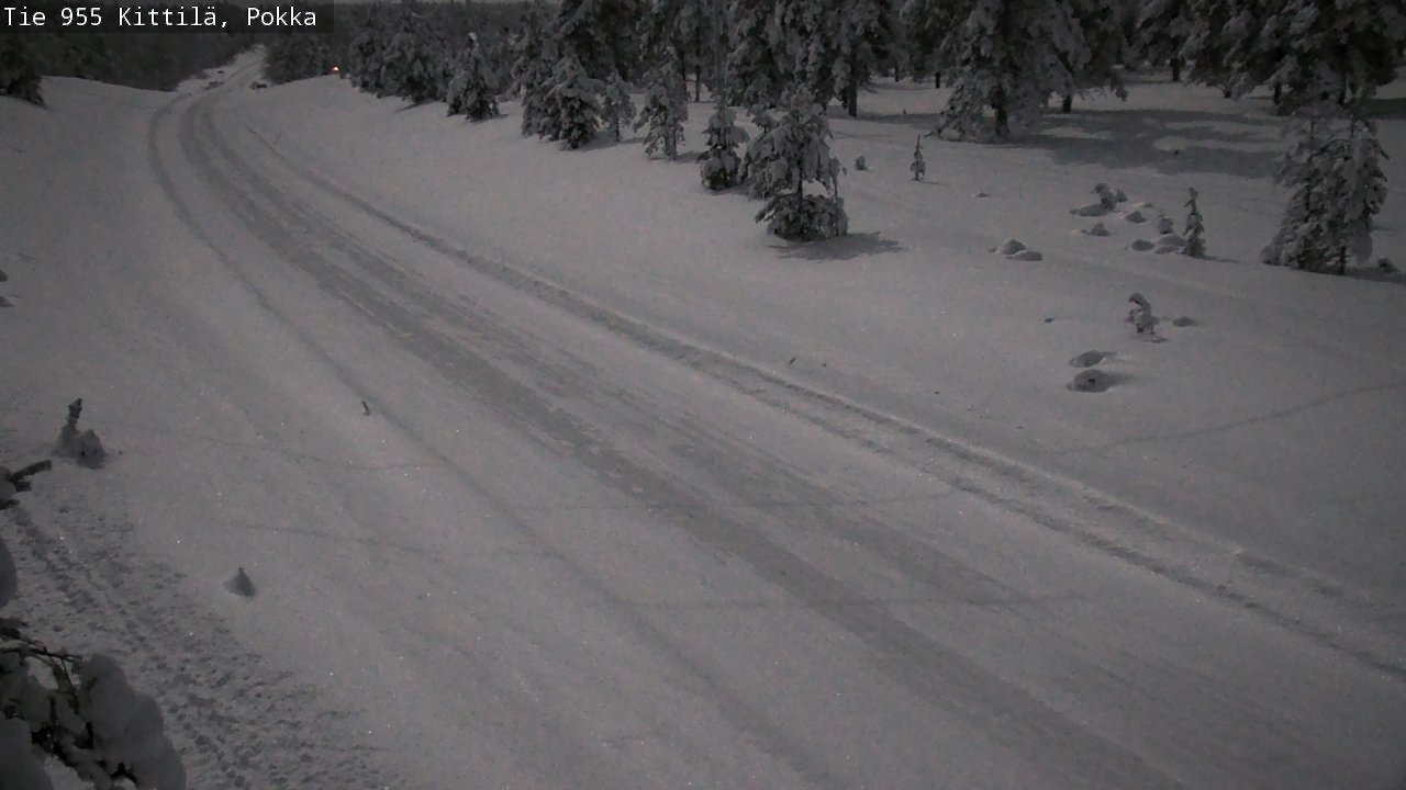 Weather Camera Image Road 955 Kittilä, Pokka, Kittilä, Lappi