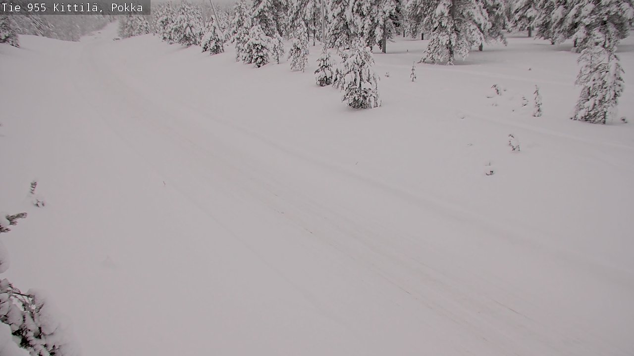 Weather Camera Image Road 955 Kittilä, Pokka, Kittilä, Lappi