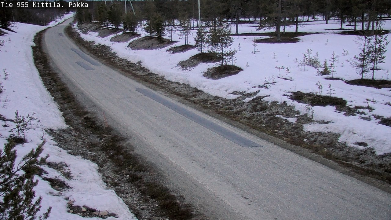 Weather Camera Image Road 955 Kittilä, Pokka, Kittilä, Lappi