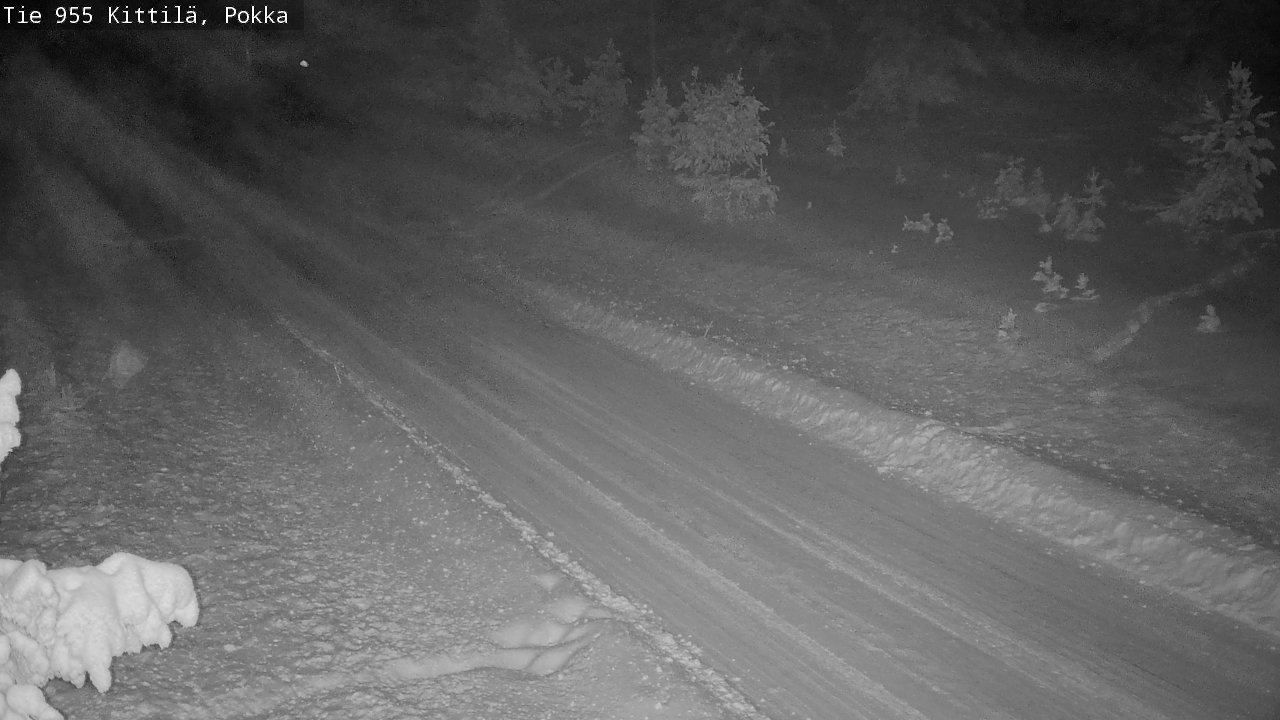 Weather Camera Image Road 955 Kittilä, Pokka, Kittilä, Lappi