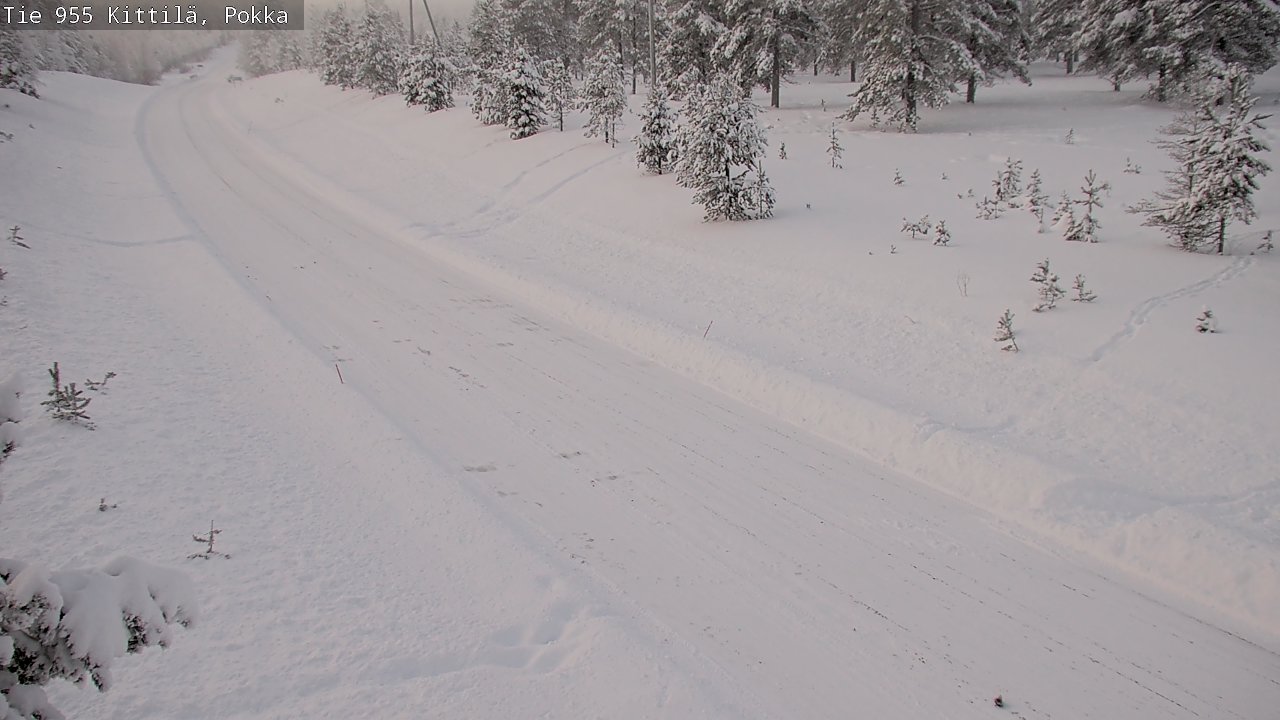 Weather Camera Image Road 955 Kittilä, Pokka, Kittilä, Lappi