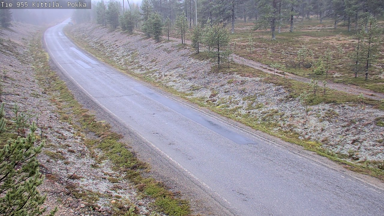 Weather Camera Image Väg 955 Kittilä, Pokka, Kittilä, Lappi