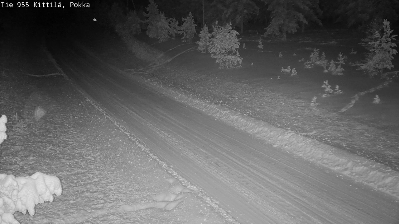 Weather Camera Image Road 955 Kittilä, Pokka, Kittilä, Lappi