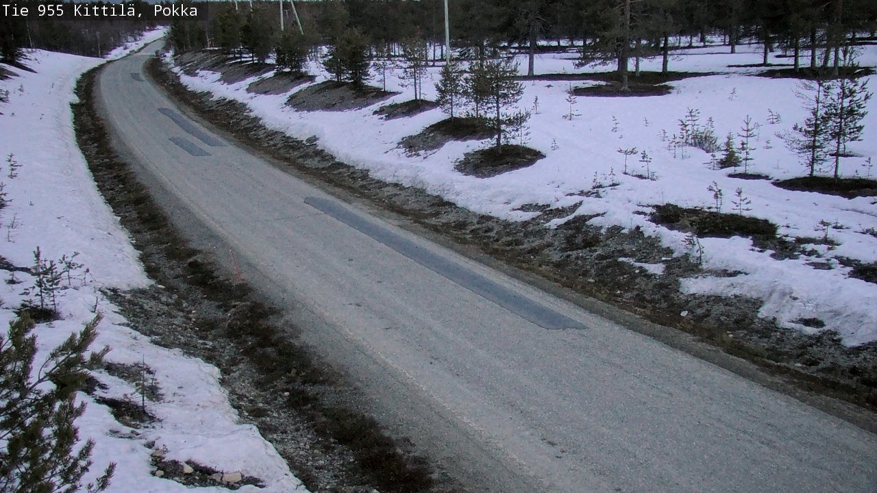 Weather Camera Image Road 955 Kittilä, Pokka, Kittilä, Lappi