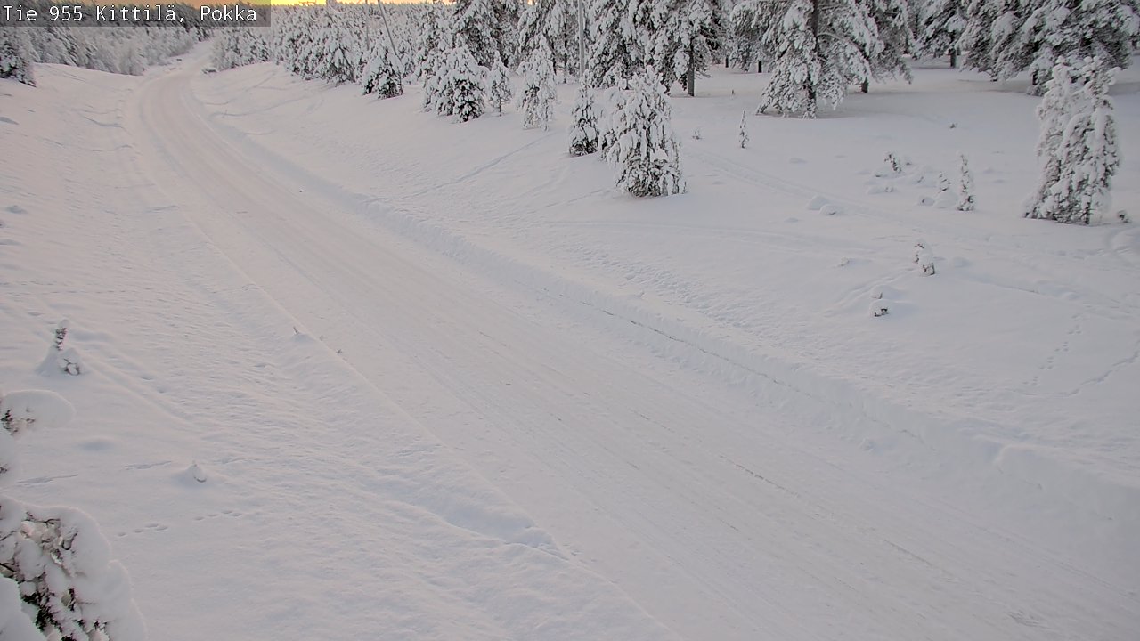 Kelikamerat Kuva Tie 955 Kittilä, Pokka, Kittilä, Lappi