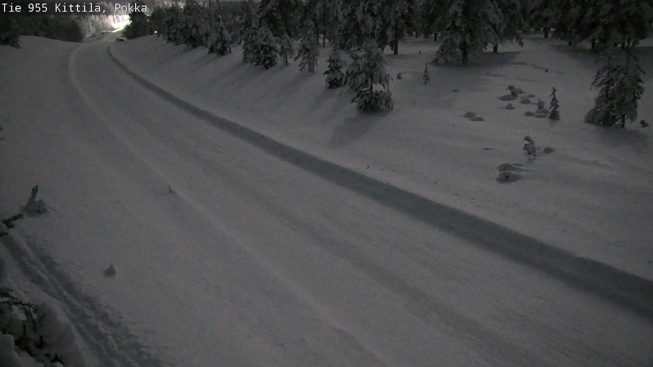 Weather Camera Image Road 955 Kittilä, Pokka, Kittilä, Lappi