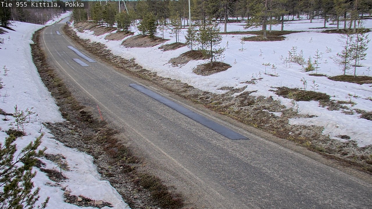 Weather Camera Image Road 955 Kittilä, Pokka, Kittilä, Lappi