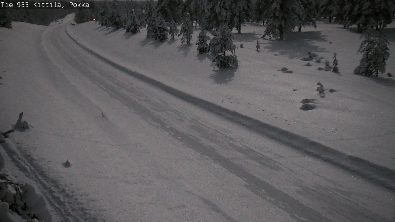 Weather Camera Image Road 955 Kittilä, Pokka, Kittilä, Lappi