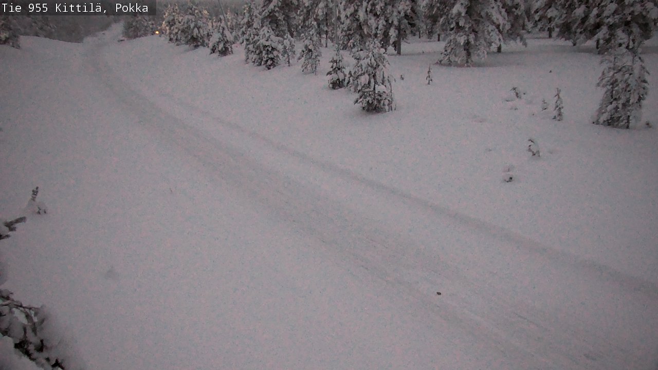 Weather Camera Image Road 955 Kittilä, Pokka, Kittilä, Lappi