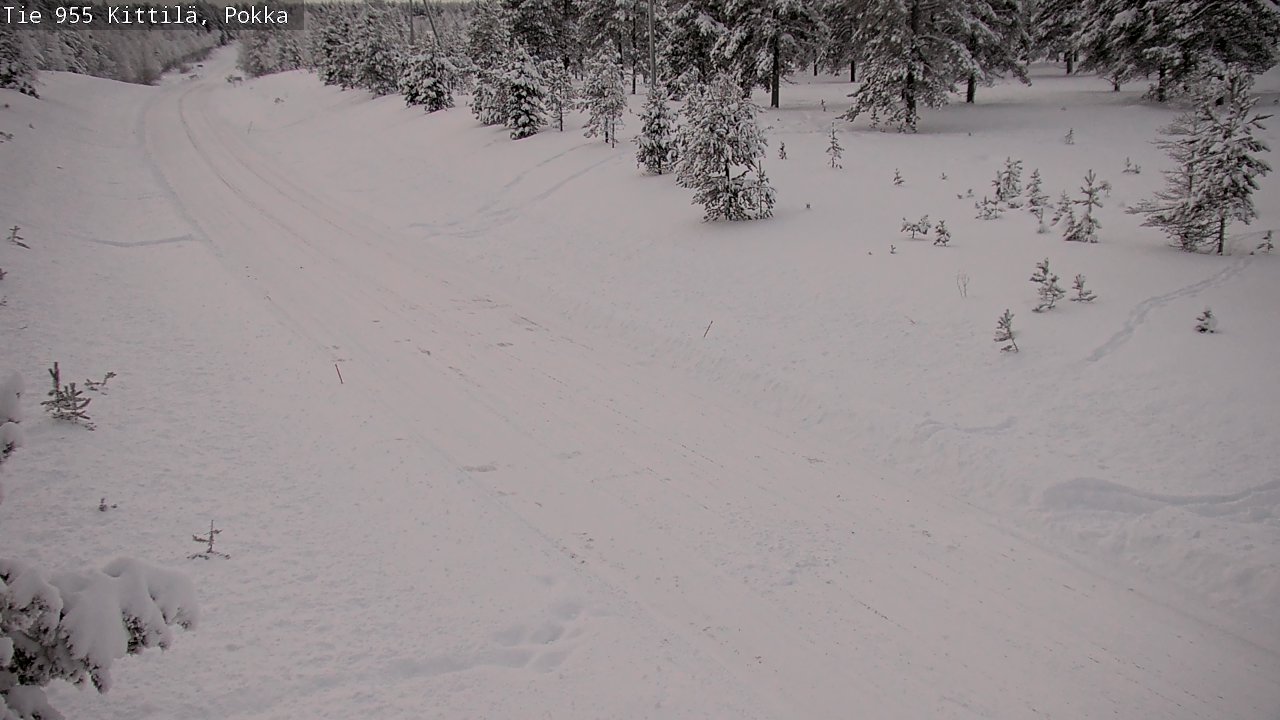 Weather Camera Image Road 955 Kittilä, Pokka, Kittilä, Lappi