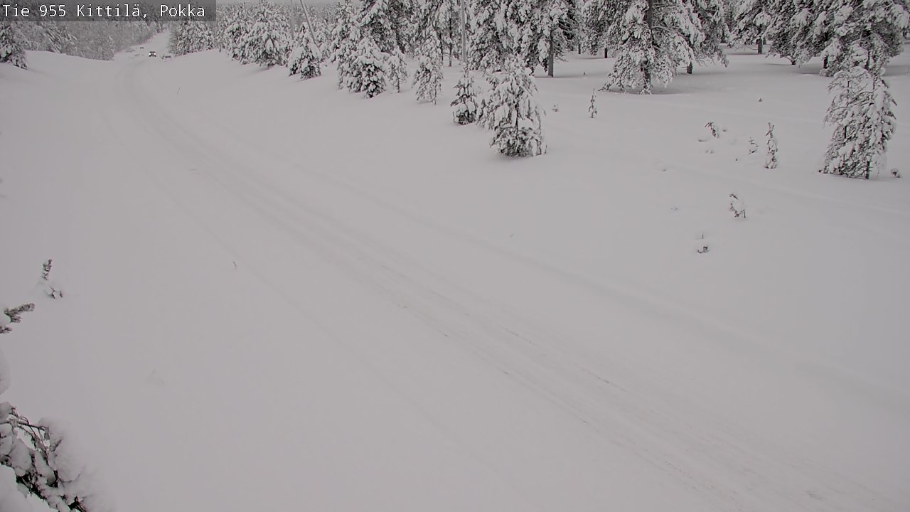 Weather Camera Image Road 955 Kittilä, Pokka, Kittilä, Lappi