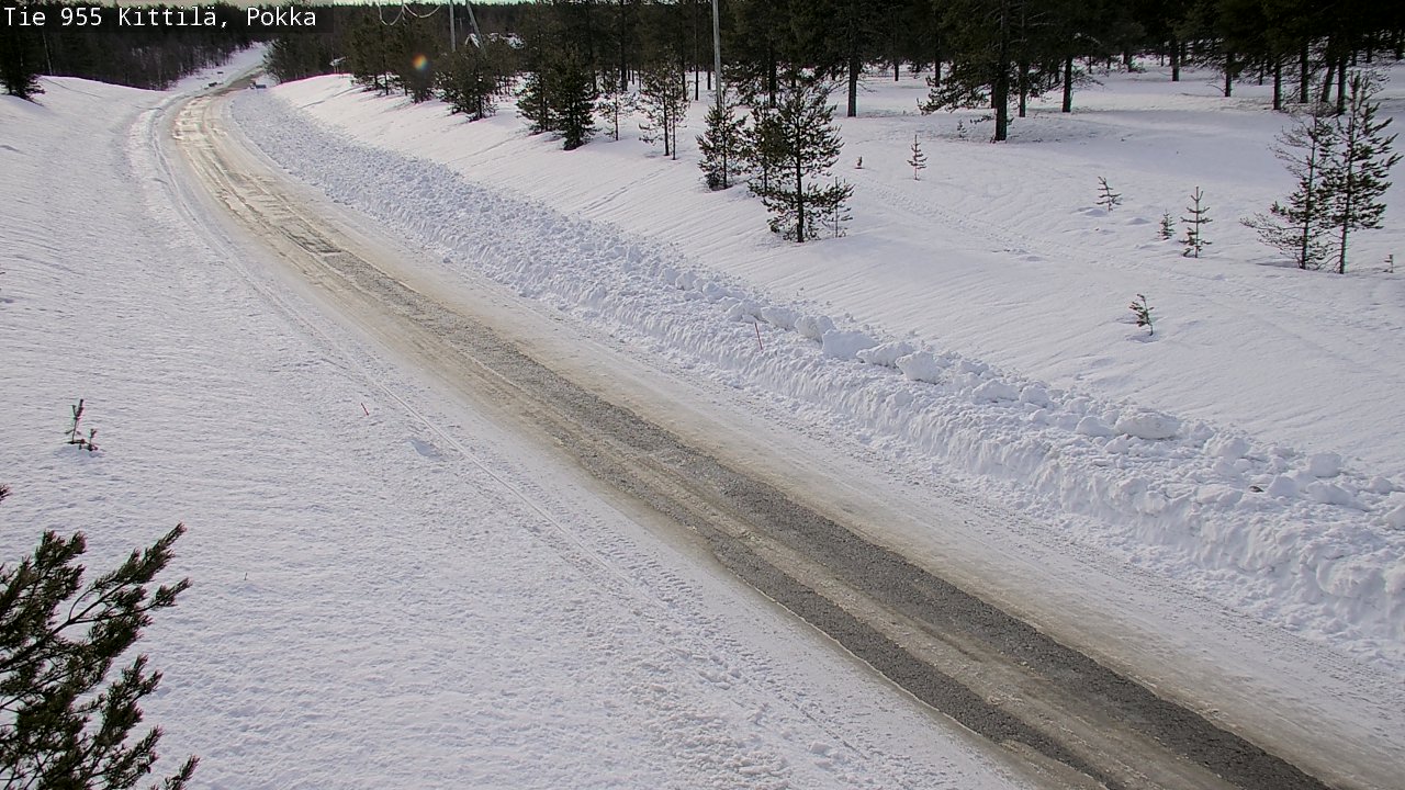 Kelikamerat Kuva Tie 955 Kittilä, Pokka, Kittilä, Lappi