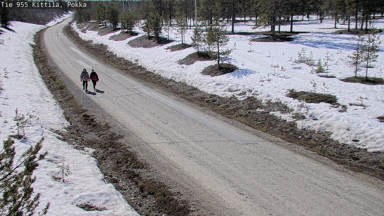 Weather Camera Image Väg 955 Kittilä, Pokka, Kittilä, Lappi