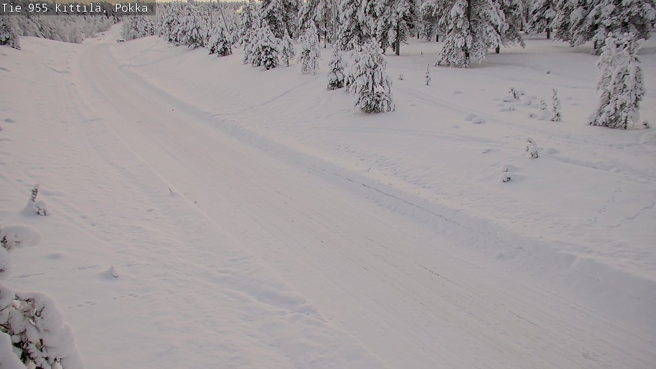 Kelikamerat Kuva Tie 955 Kittilä, Pokka, Kittilä, Lappi