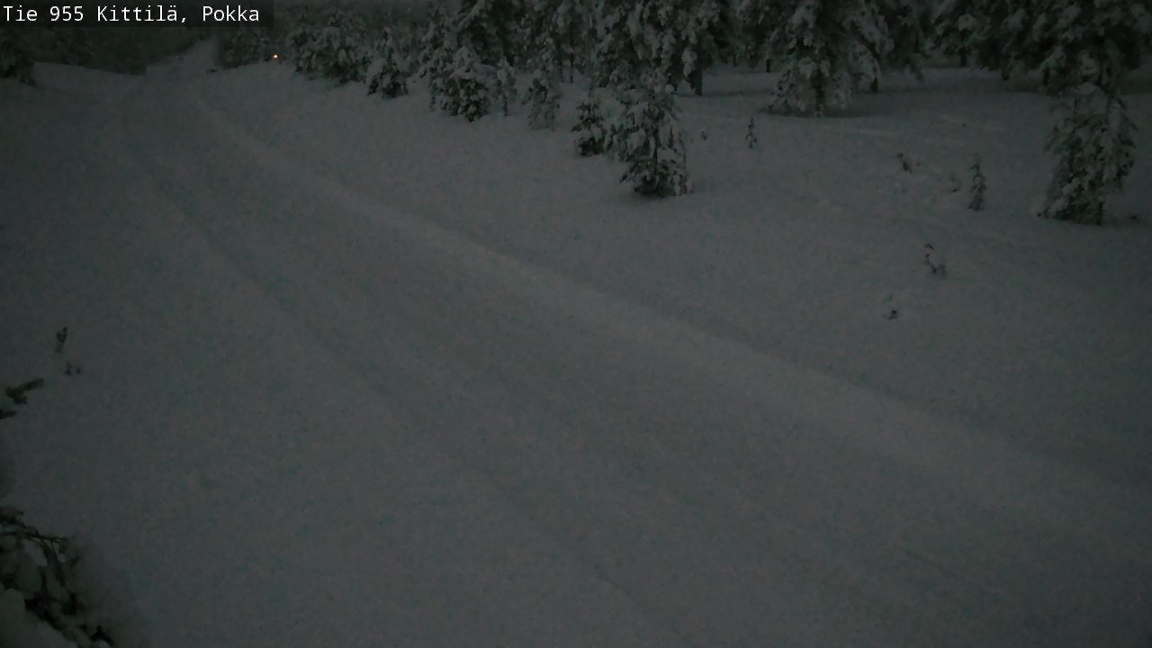Weather Camera Image Road 955 Kittilä, Pokka, Kittilä, Lappi
