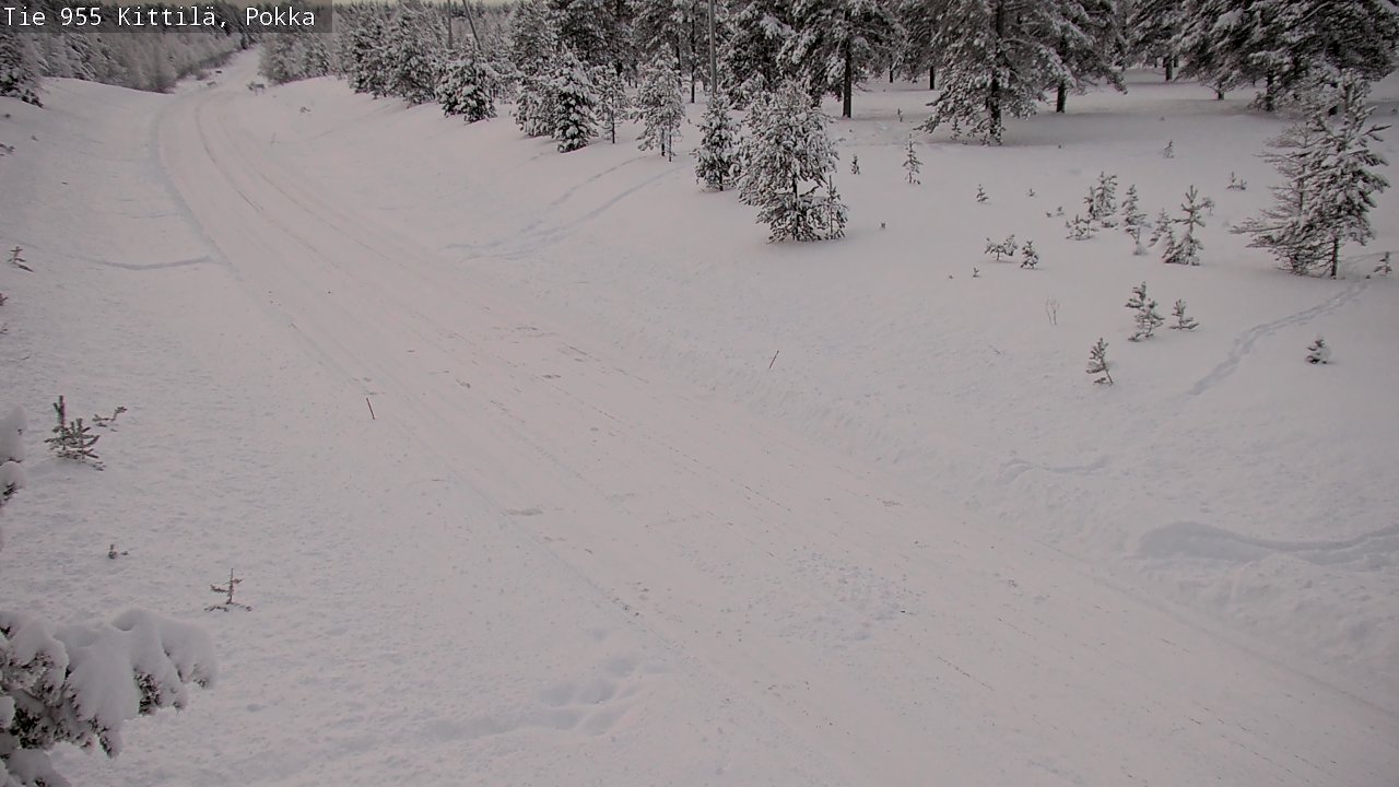 Weather Camera Image Road 955 Kittilä, Pokka, Kittilä, Lappi
