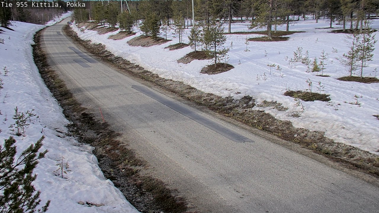 Weather Camera Image Väg 955 Kittilä, Pokka, Kittilä, Lappi